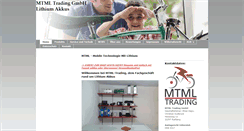 Desktop Screenshot of mtml-trading.de
